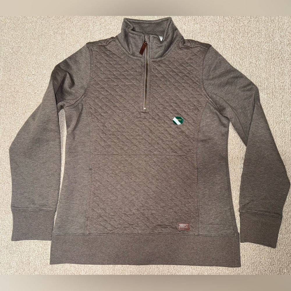 LL Bean Women's Quilted Quarter-Zip Pullover New